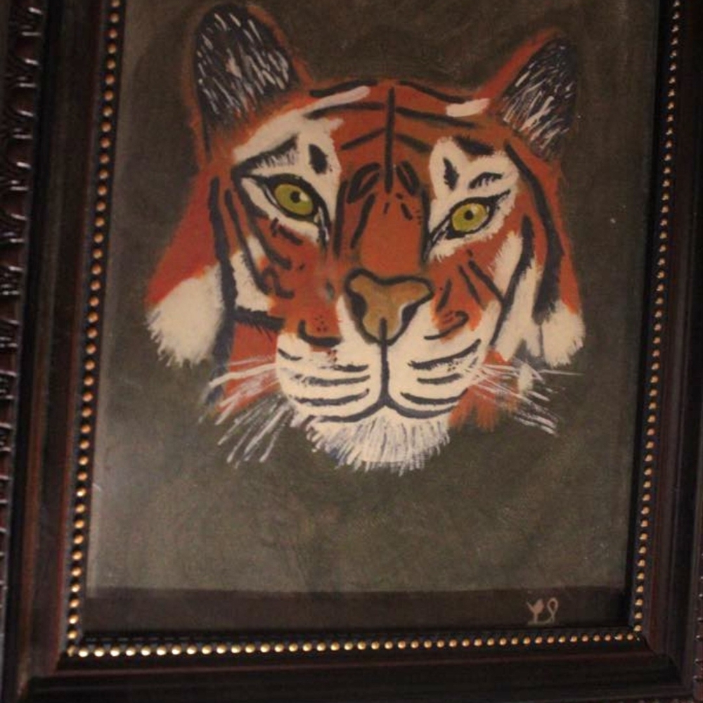 Painted Tiger Print 8×10